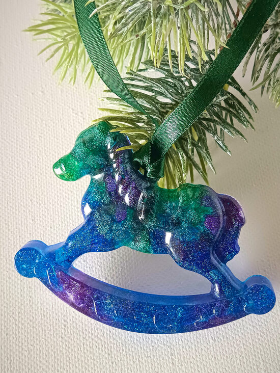 Kalėdinis eglutės žaisliukas „Arkliukas“